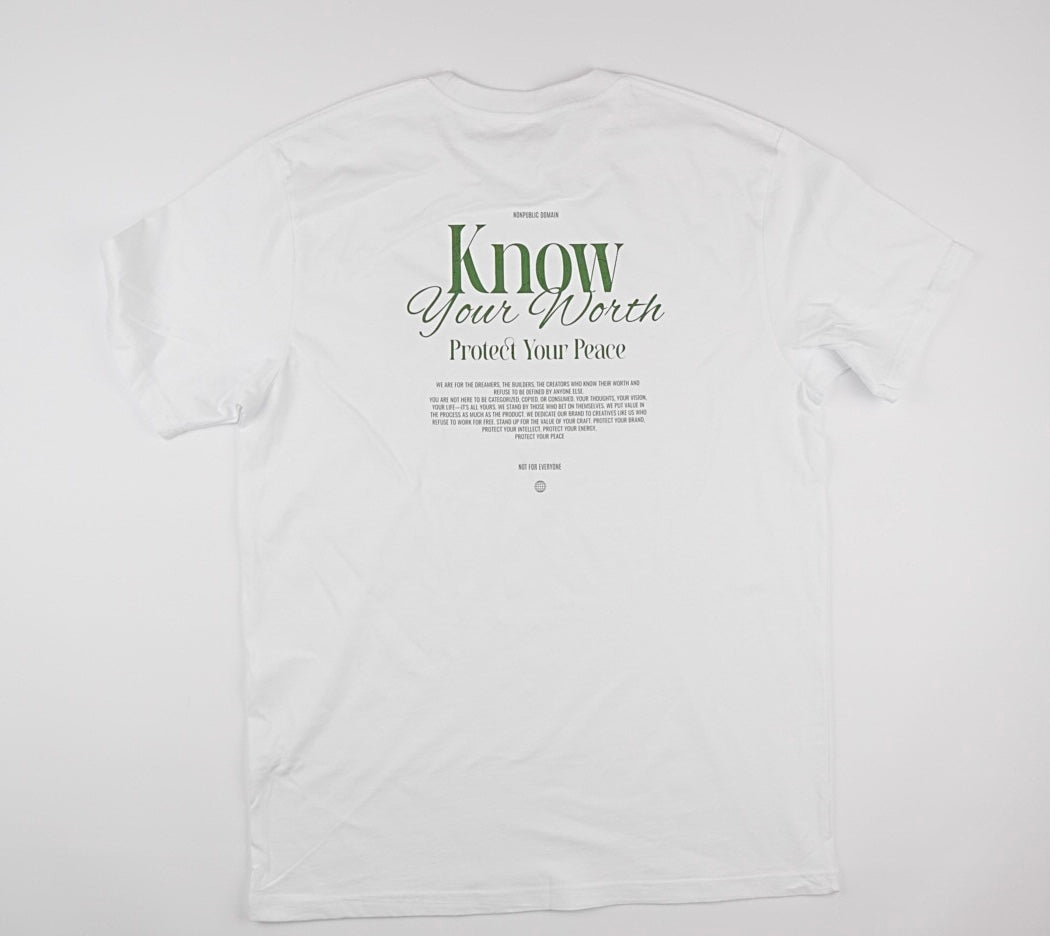 Know Your Worth T Shirt
